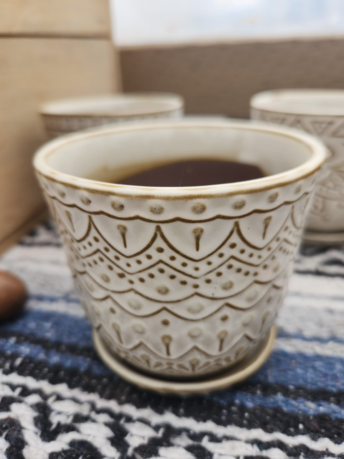 Plant Pot, Glazed, assorted syles